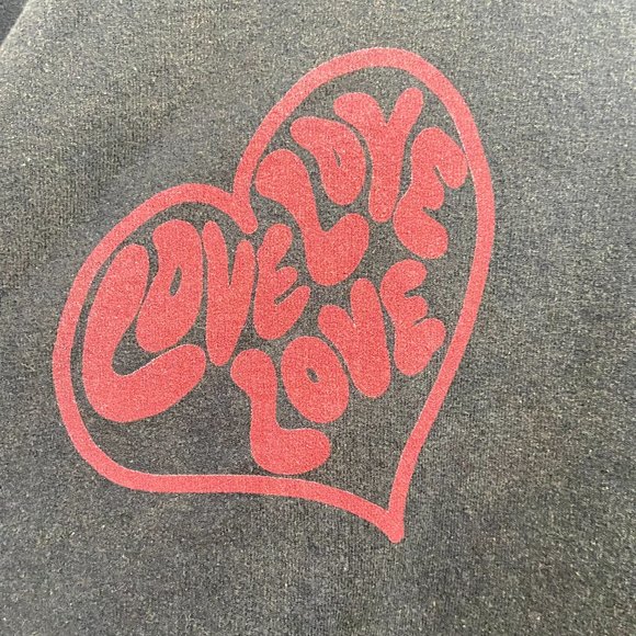 NEW Goat Crew Black Thank You for Being You Graphic Sweatshirt Size S - Picture 8 of 10